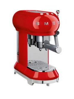 Smeg Espresso Coffee Machine, Red